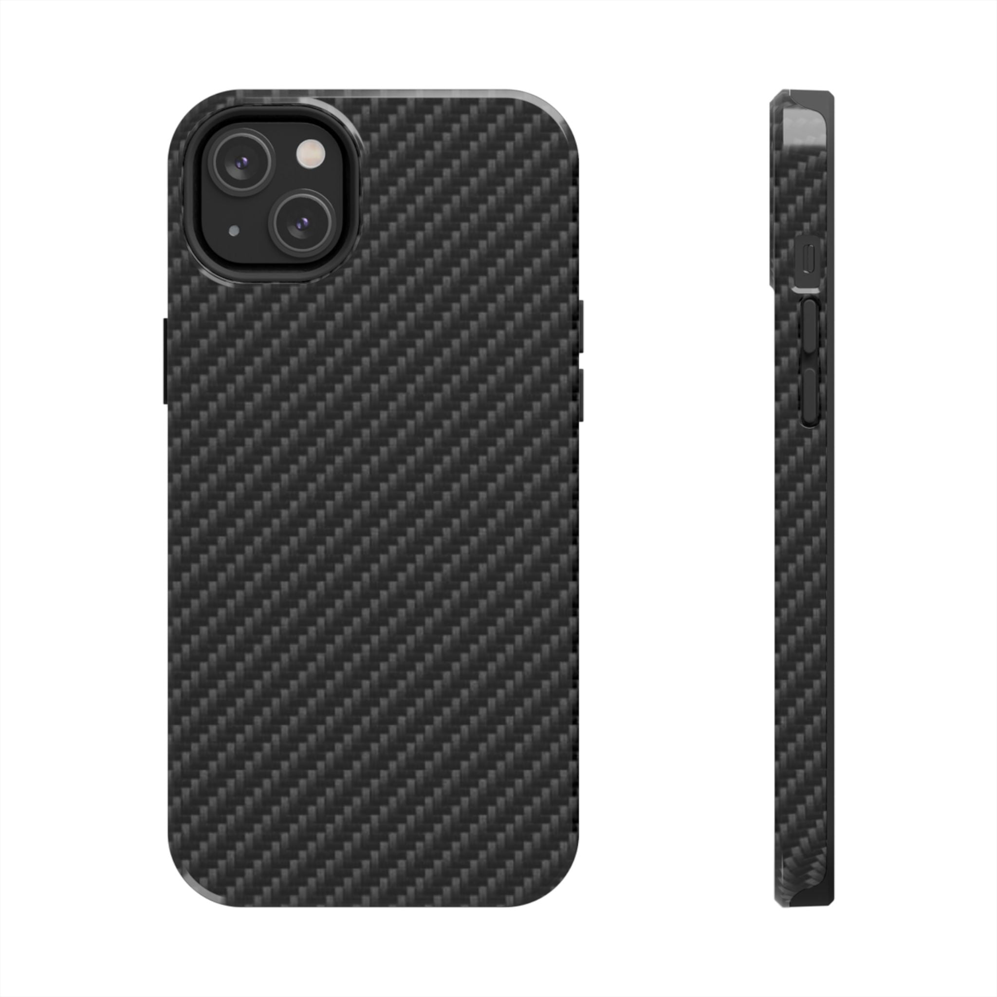 Carbon Fiber Tough Phone Case — Slim Rugged Protective Cover