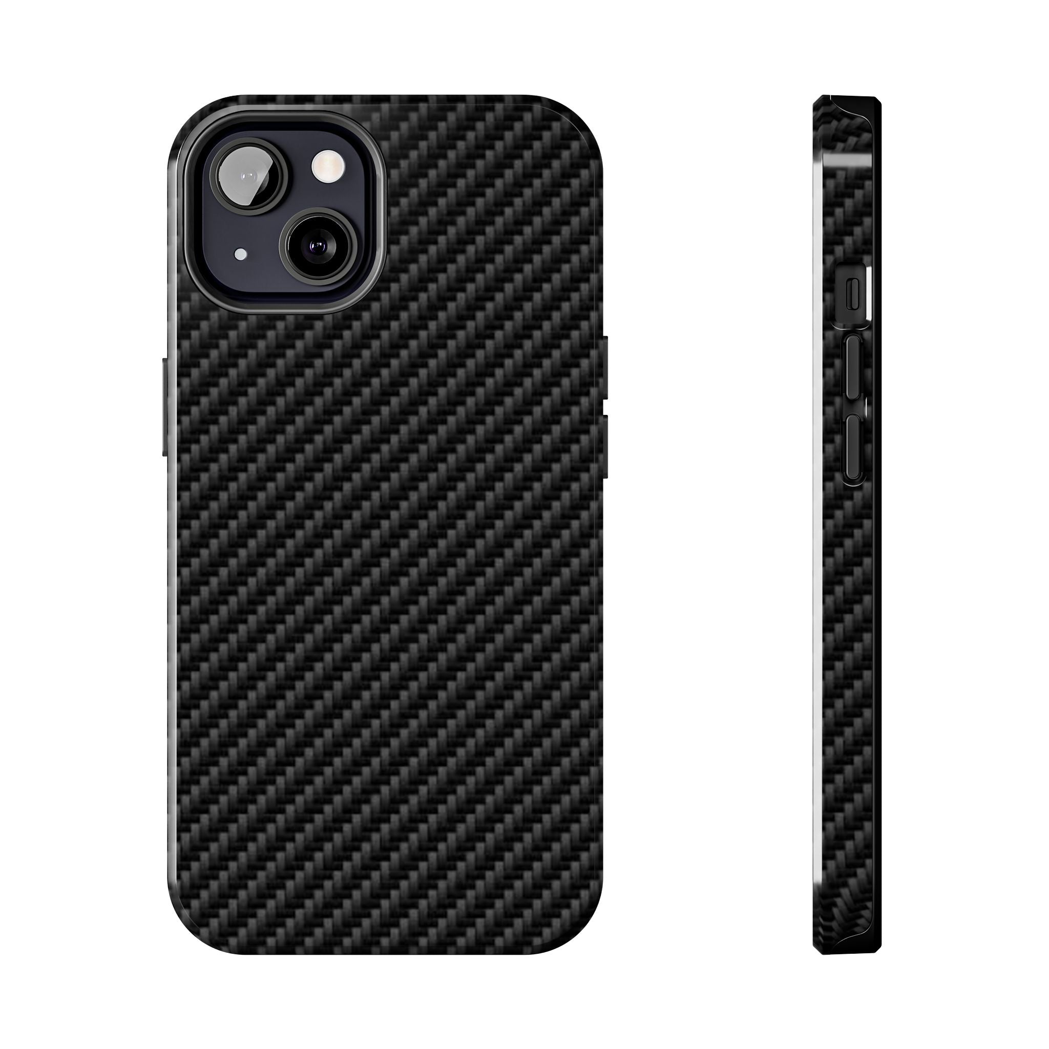 Carbon Fiber Tough Phone Case — Slim Rugged Protective Cover