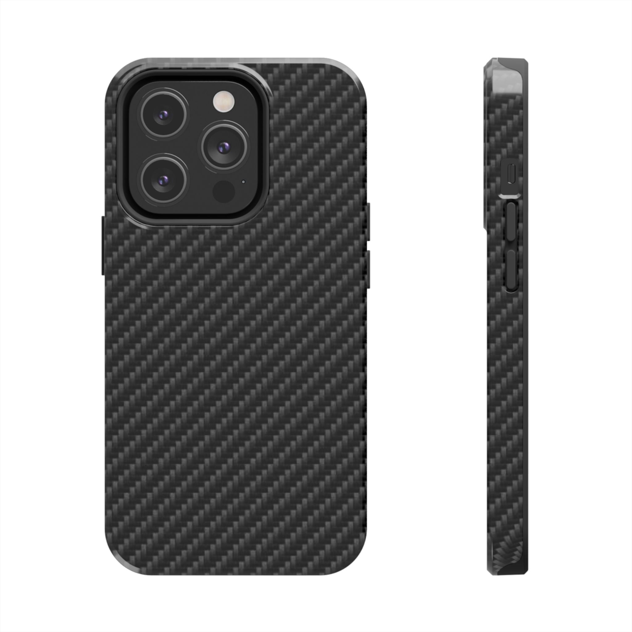 Carbon Fiber Tough Phone Case — Slim Rugged Protective Cover