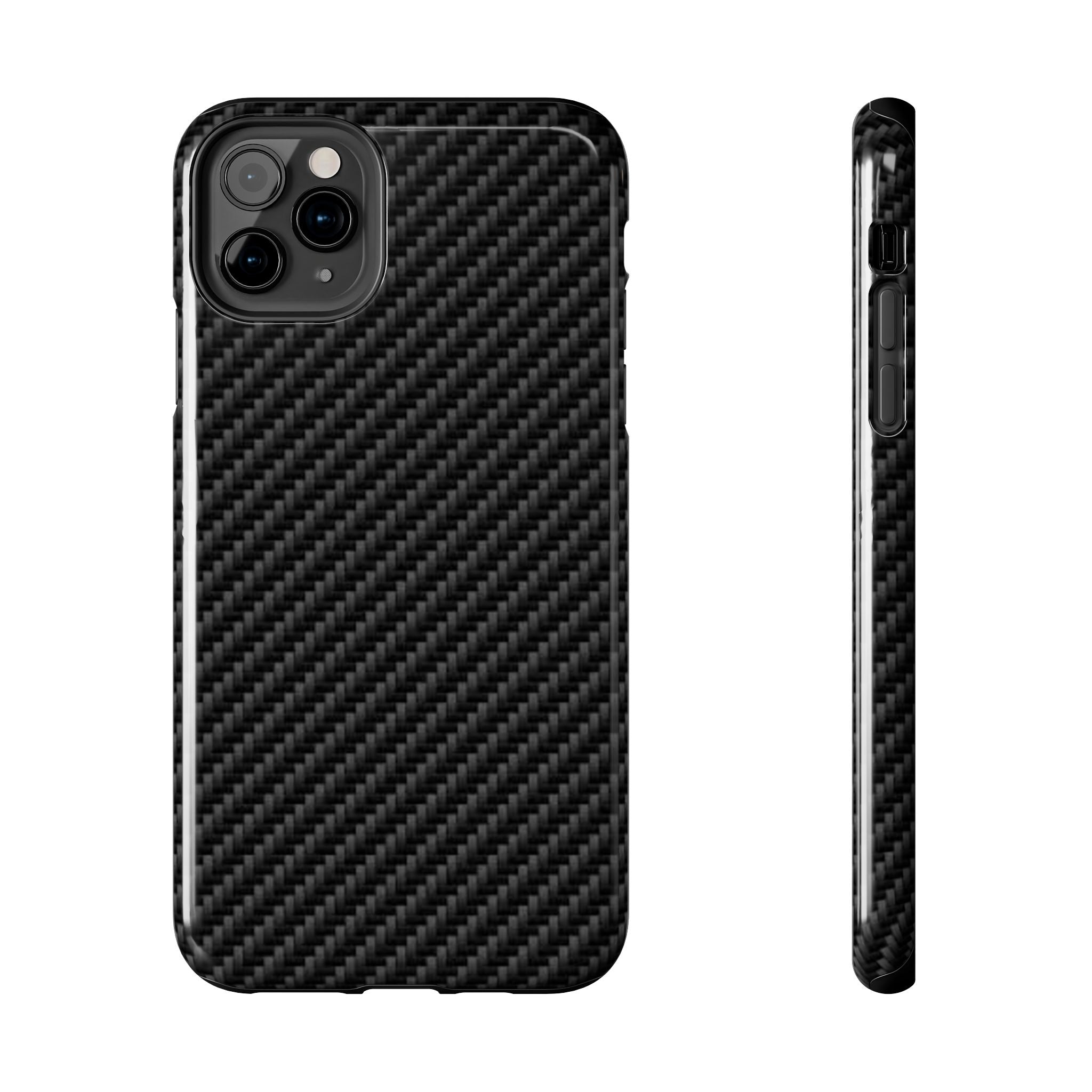 Carbon Fiber Tough Phone Case — Slim Rugged Protective Cover