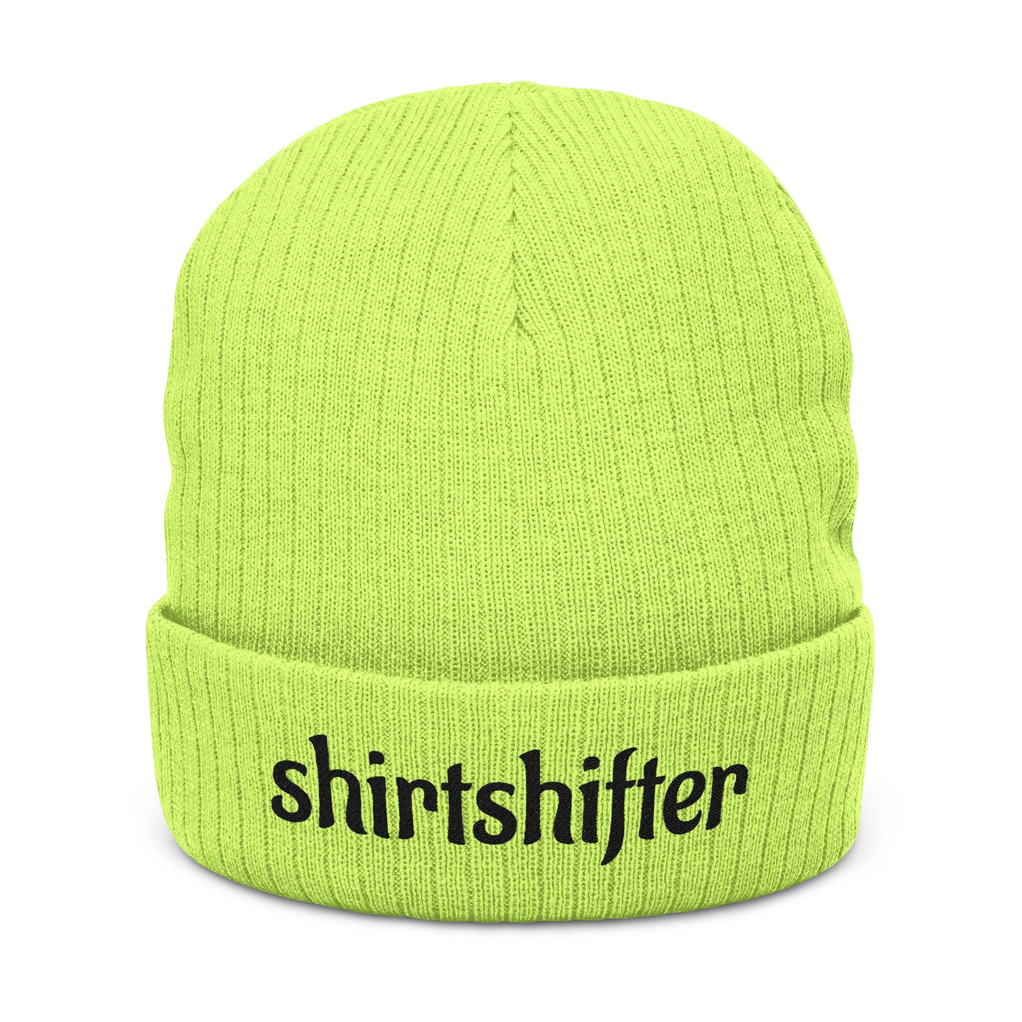 Ribbed Knit Beanie (Embroidery)