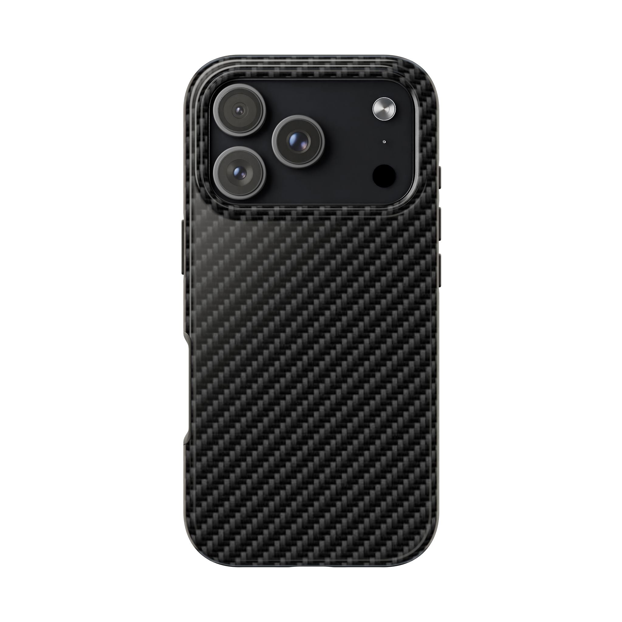 Carbon Fiber Tough Phone Case — Slim Rugged Protective Cover