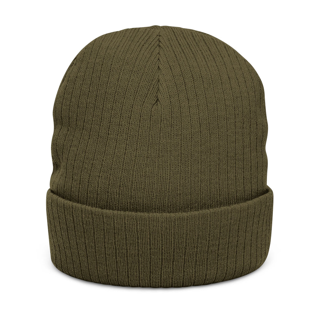 Ribbed Knit Beanie (Embroidery)