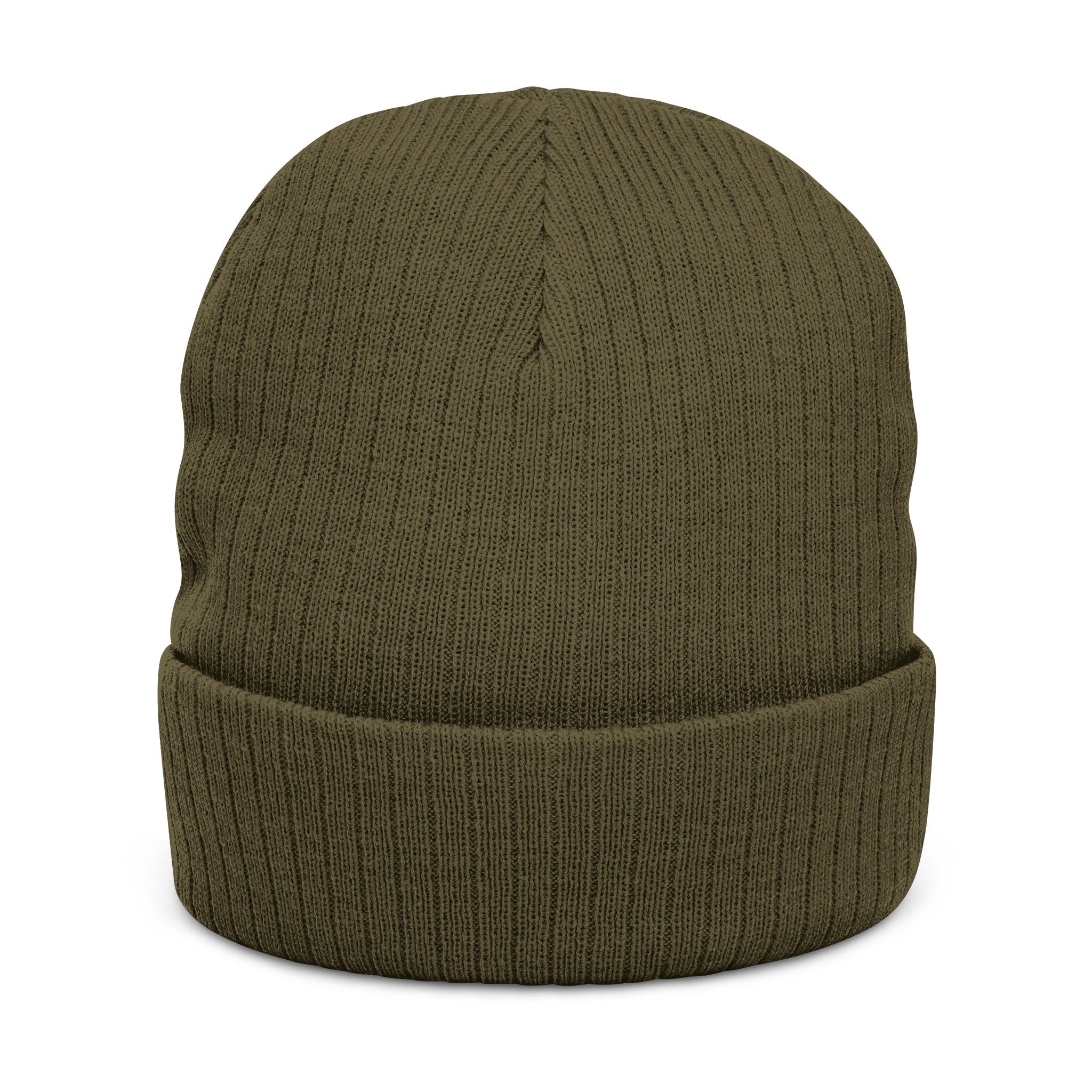 Ribbed Knit Beanie (Embroidery)