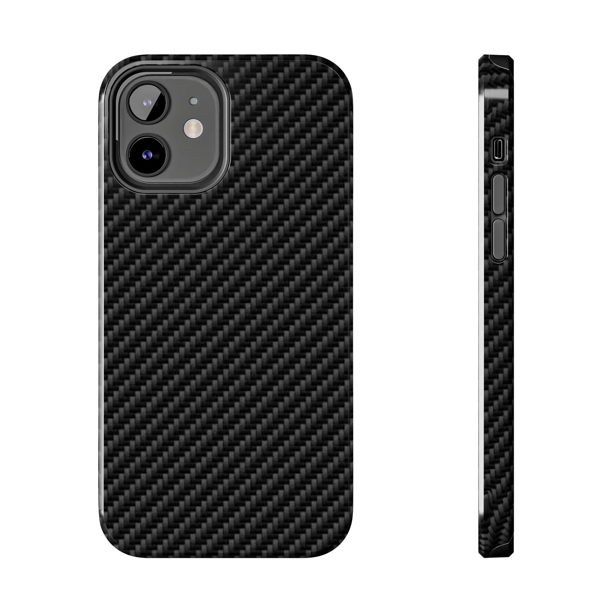 Carbon Fiber Tough Phone Case — Slim Rugged Protective Cover