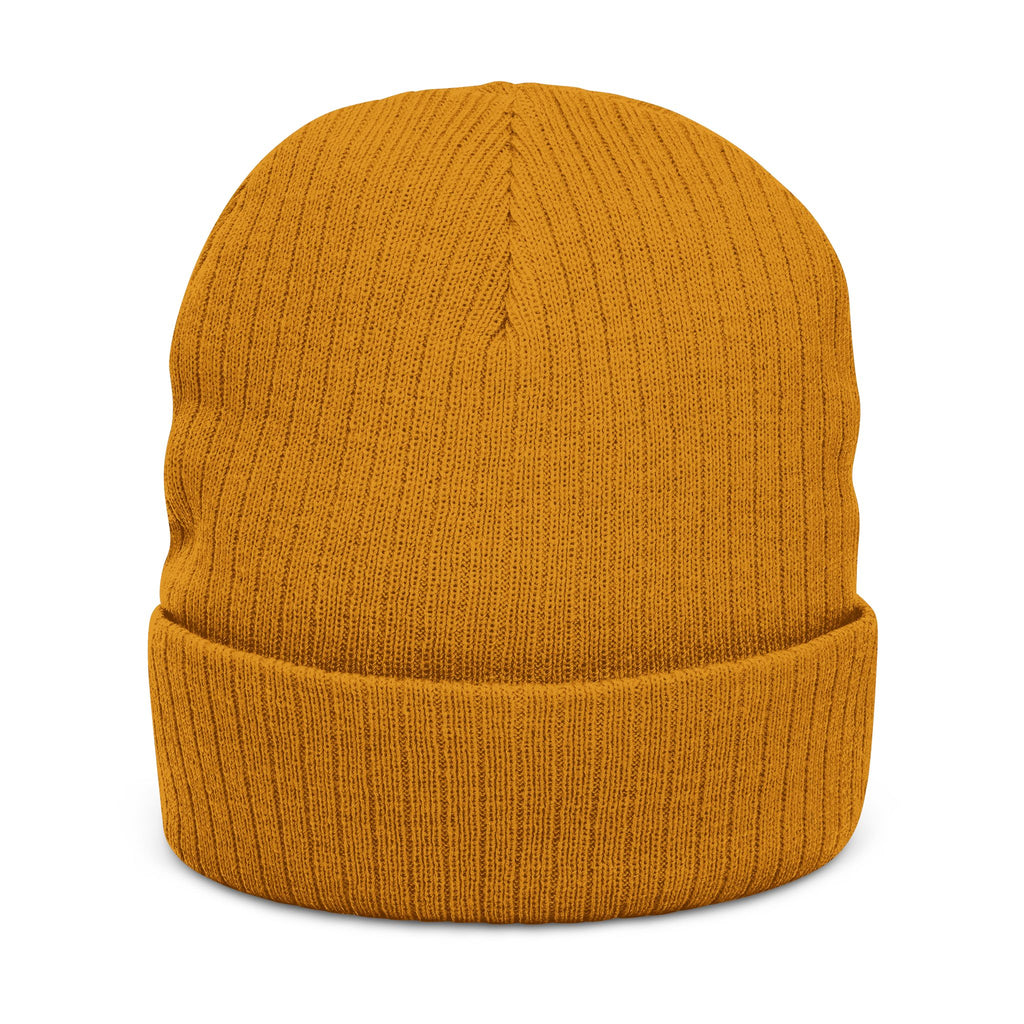 Ribbed Knit Beanie (Embroidery)