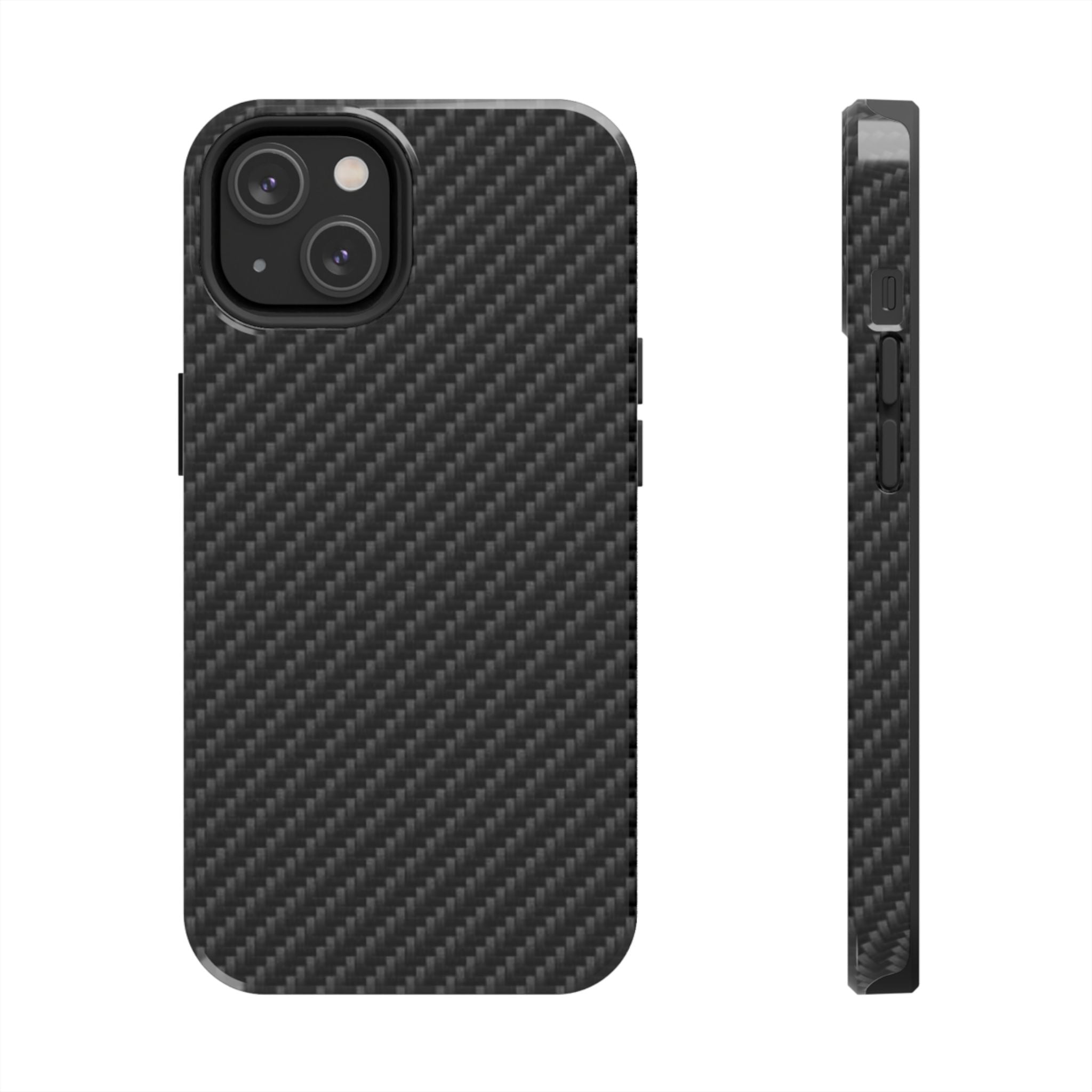 Carbon Fiber Tough Phone Case — Slim Rugged Protective Cover