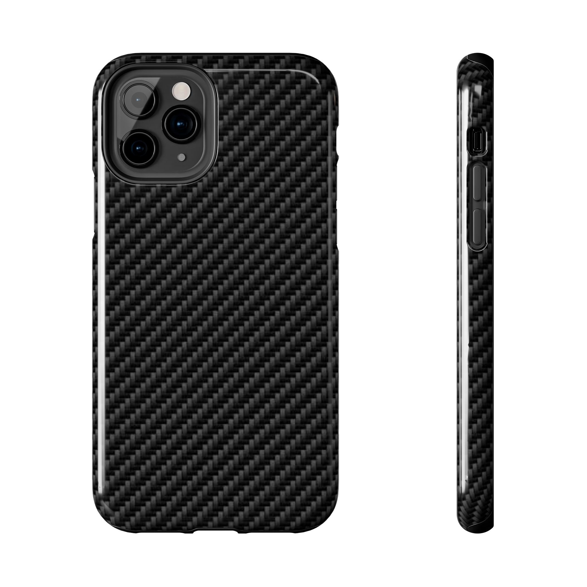 Carbon Fiber Tough Phone Case — Slim Rugged Protective Cover