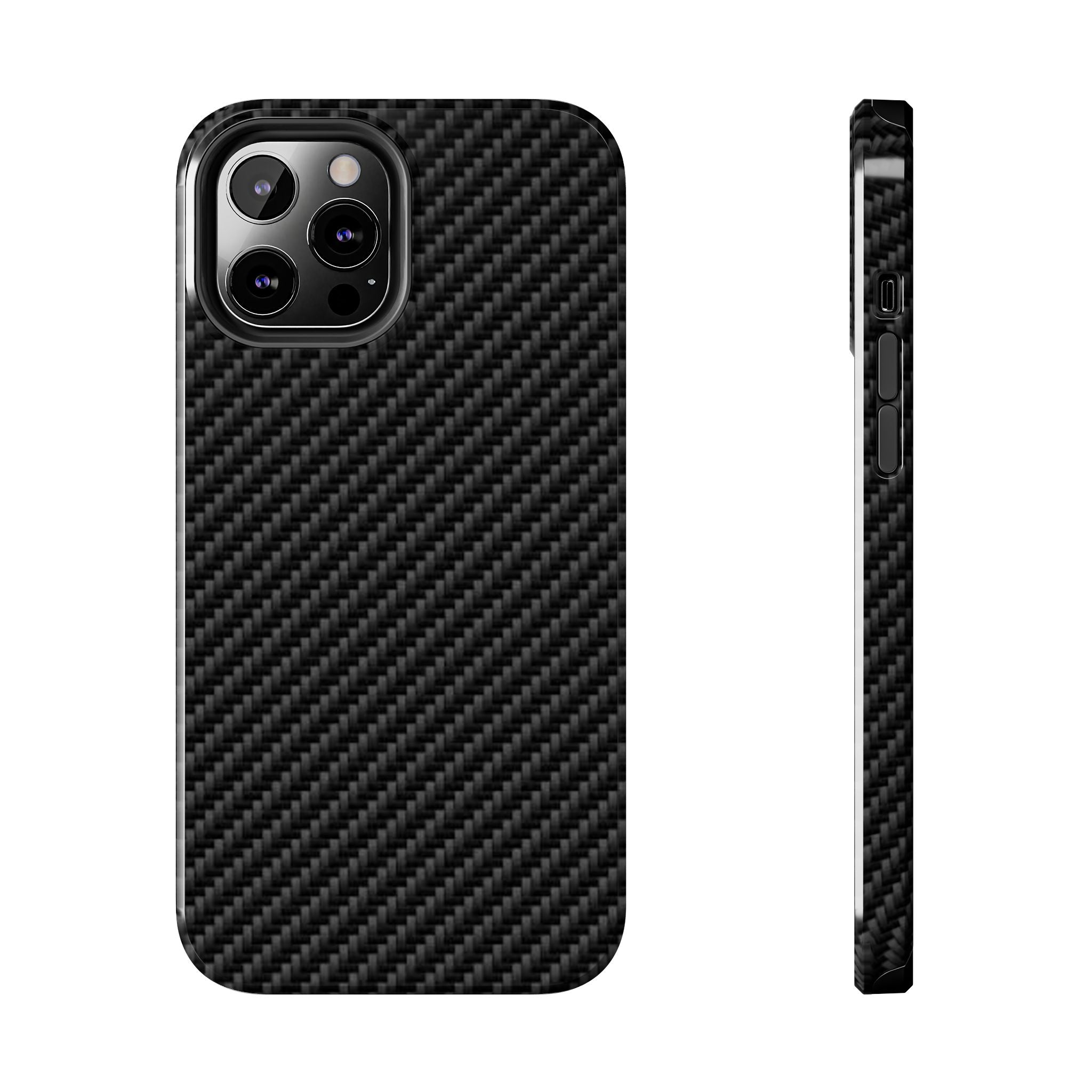 Carbon Fiber Tough Phone Case — Slim Rugged Protective Cover