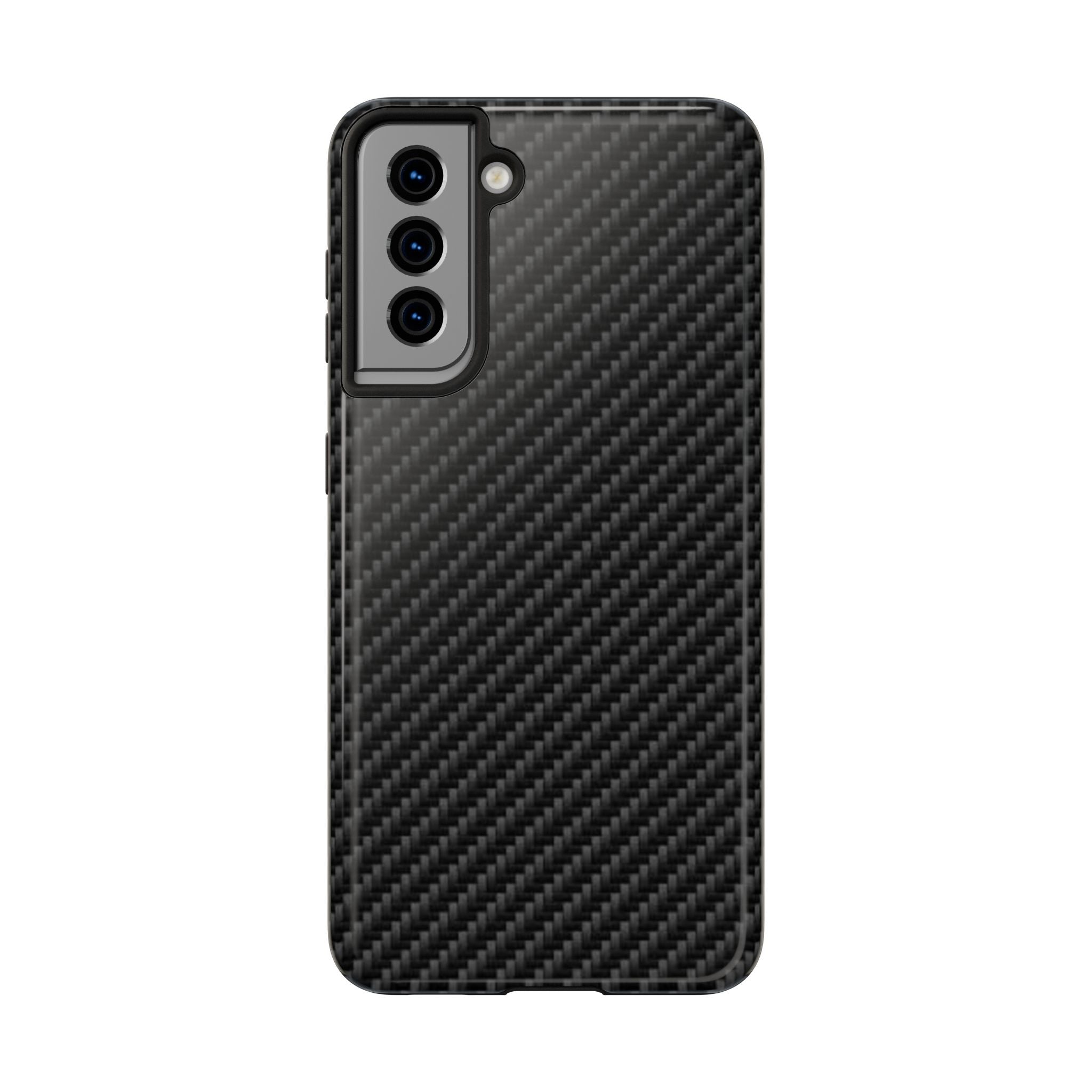 Carbon Fiber Tough Phone Case — Slim Rugged Protective Cover
