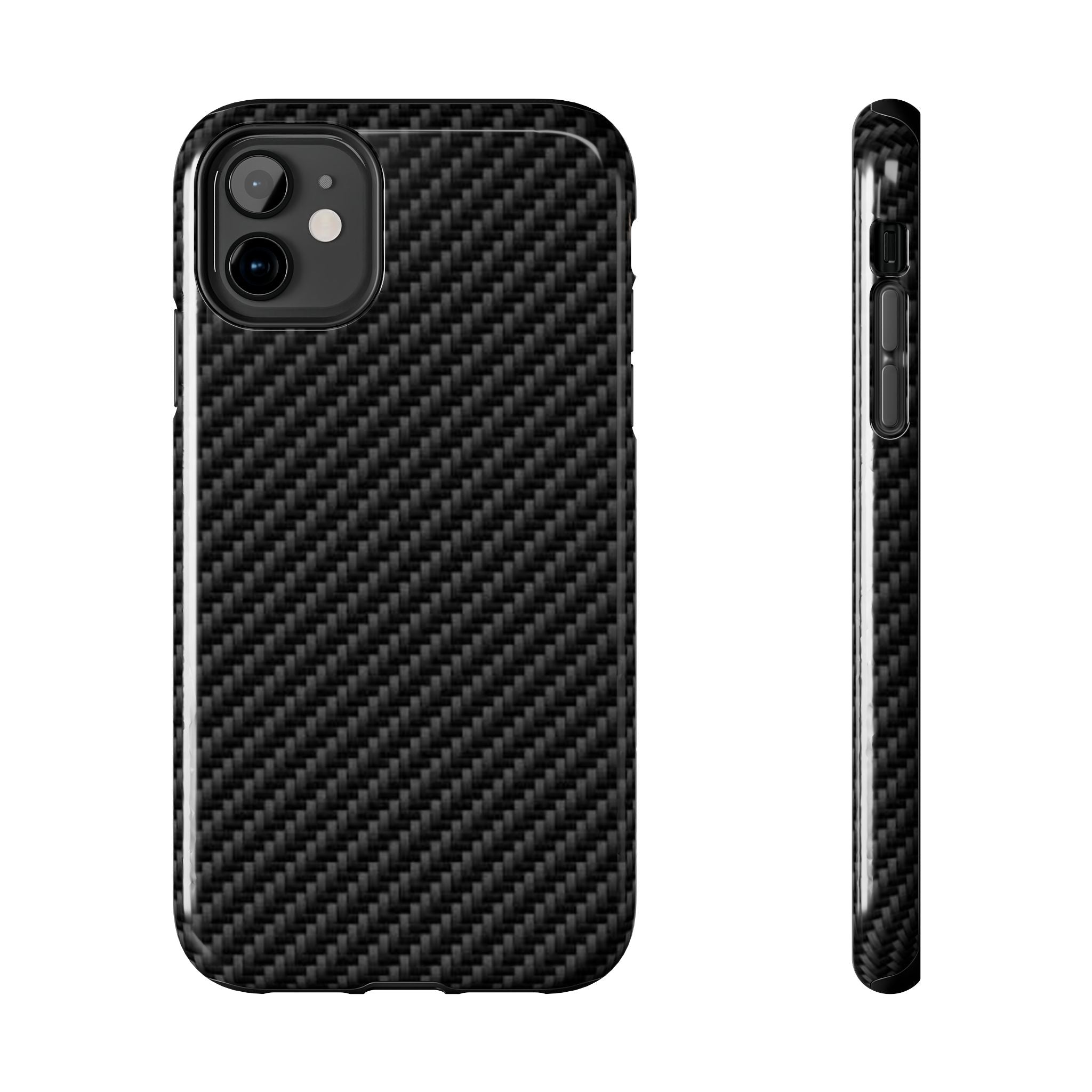 Carbon Fiber Tough Phone Case — Slim Rugged Protective Cover