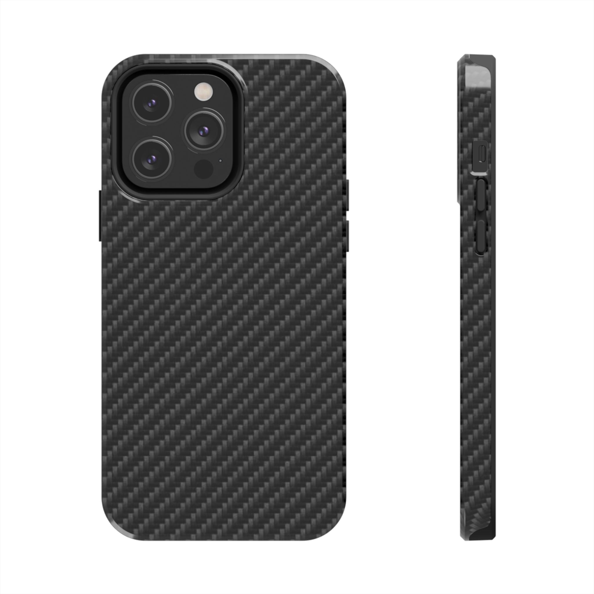 Carbon Fiber Tough Phone Case — Slim Rugged Protective Cover
